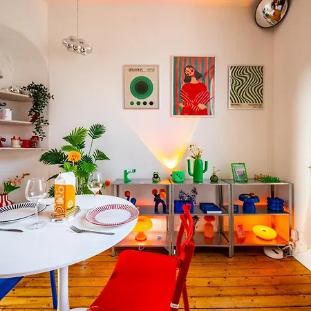 Appartement Loft Coloré - à 2 Pas Du Jardin Darcy
