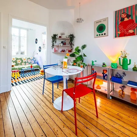 Loft Coloré - à 2 Pas Du Jardin Darcy Dijon