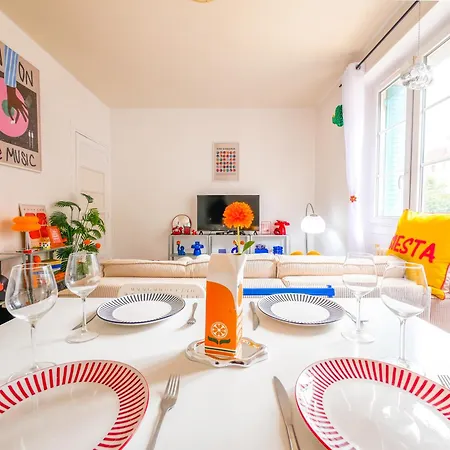 Loft Coloré - à 2 Pas Du Jardin Darcy Appartement