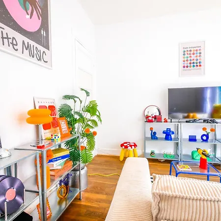 Loft Coloré - à 2 Pas Du Jardin Darcy * Dijon